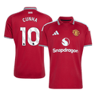 CUNHA #10 Manchester United Casa Camisa 2026/27 Vermelho