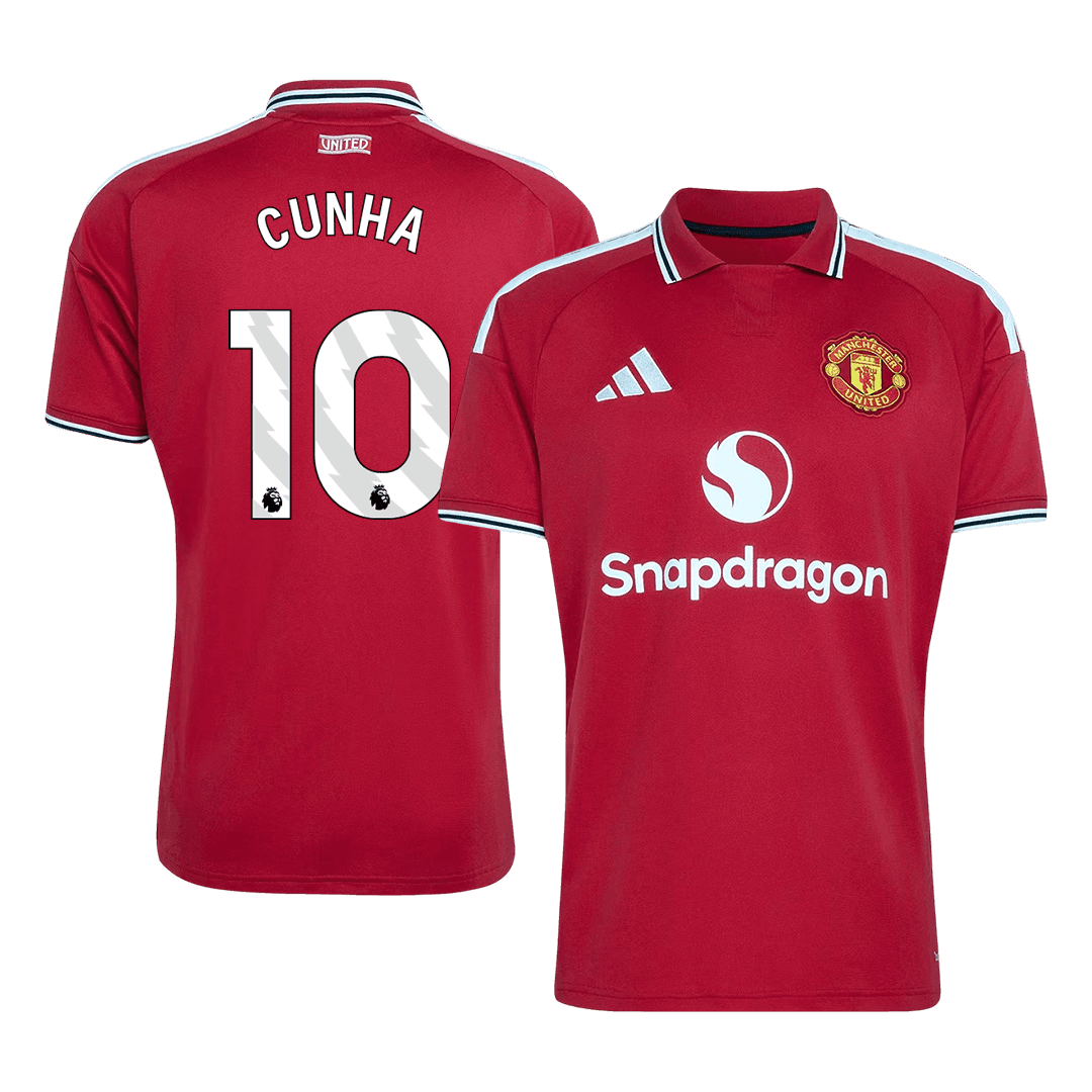 CUNHA #10 Manchester United Casa Camisa 2026/27 Vermelho
