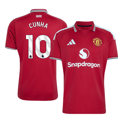 CUNHA #10 Manchester United Casa Camisa 2026/27 Vermelho
