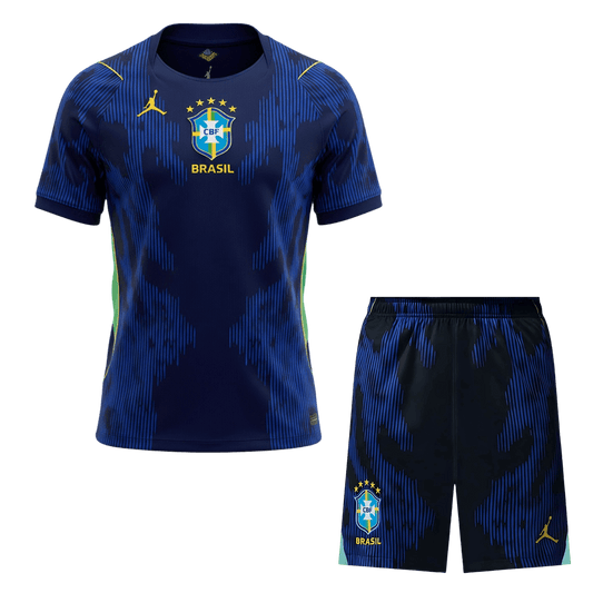Brazil Fora Copa do Mundo Camisa Conjunto(Camisa+Calções) 2026 - camisola de futebol para adeptos em