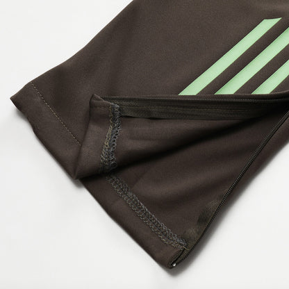 Real Madrid Zíper Moletom Conjunto (Top+Calças) 2025/26 Verde