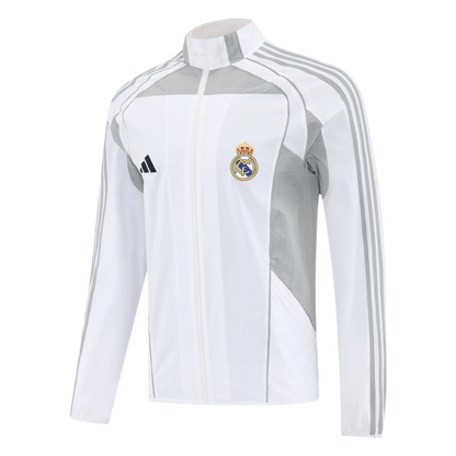 Real Madrid Jaqueta Corta-Vento 2025/26 Branco