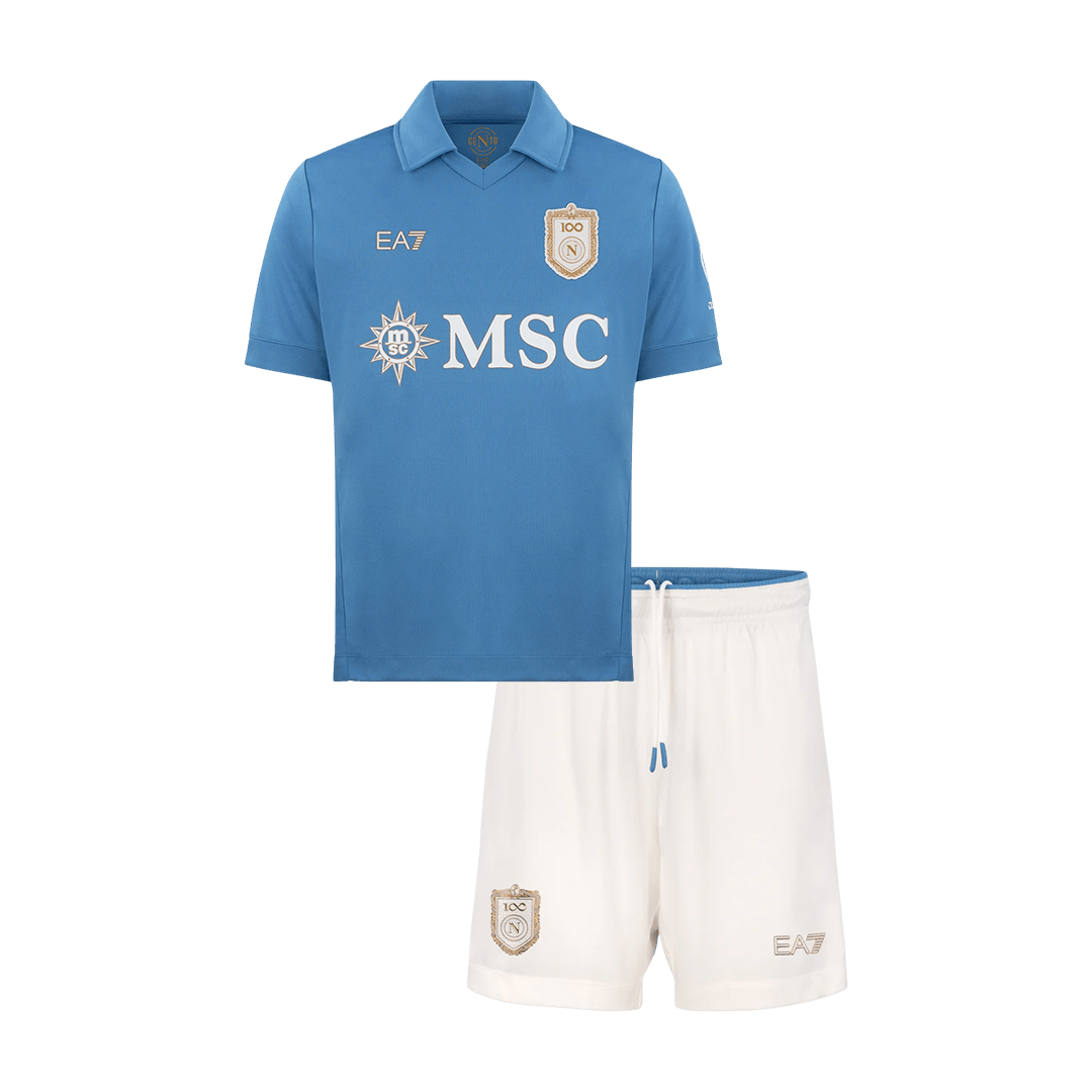 Napoli Infantil 
 Casa Futebol Camisa 2026/27 Azul