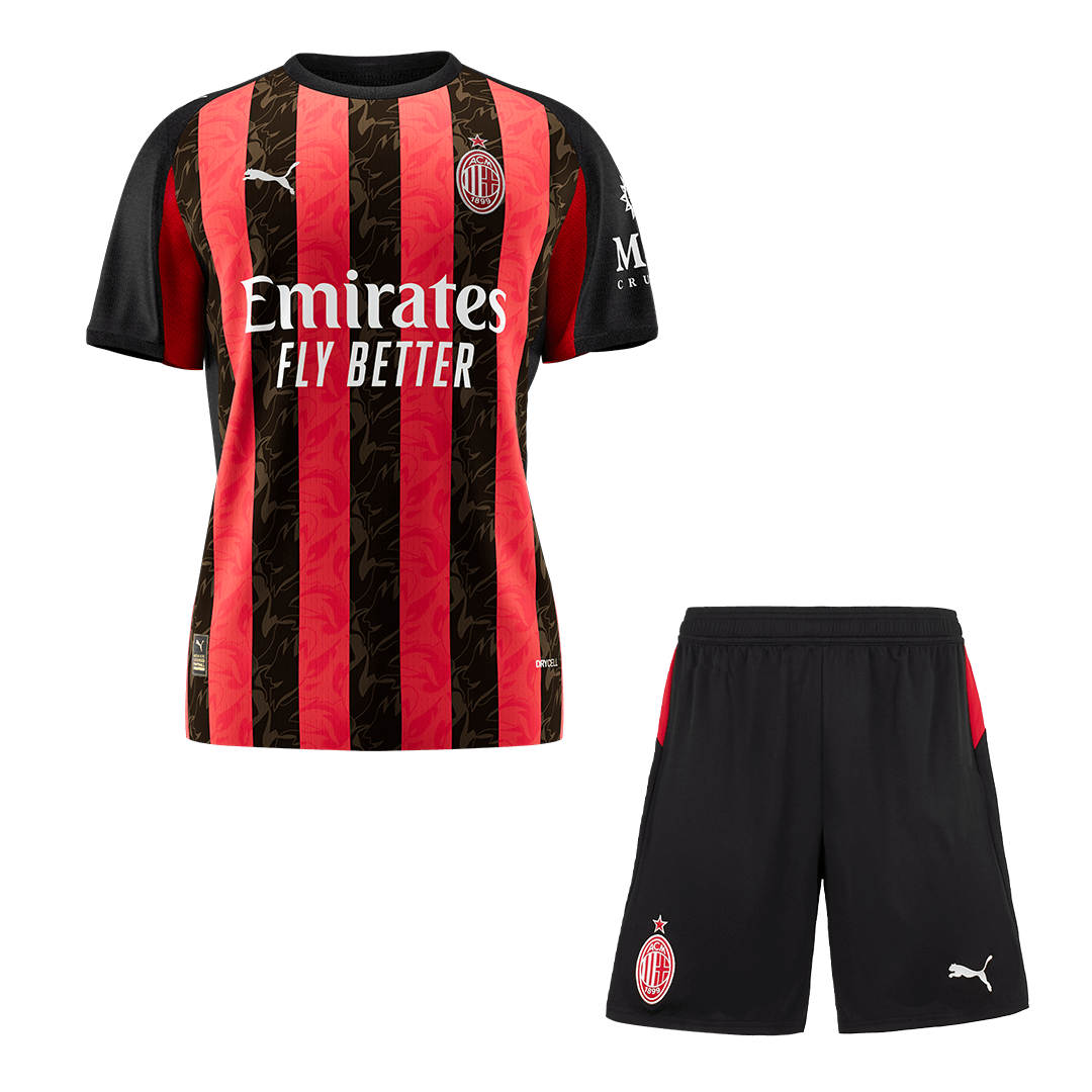 AC Milan Casa Camisa Conjunto (Camisa + Calções) 2025/26