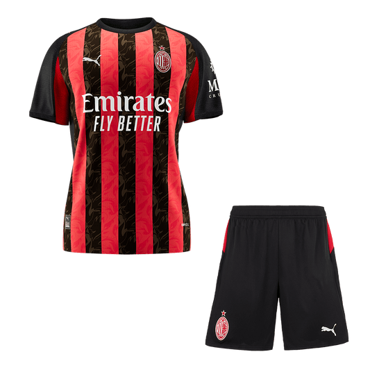 AC Milan Casa Camisa Conjunto (Camisa + Calções) 2025/26