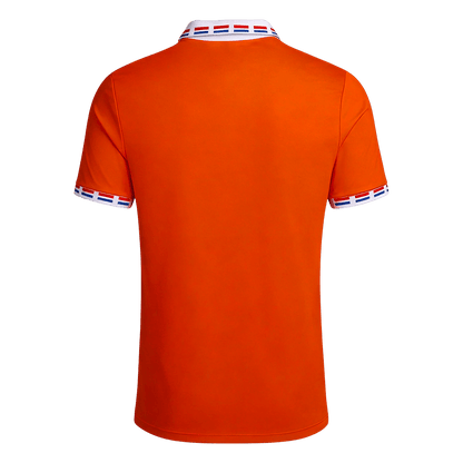 Retrô Países Baixos Casa Camisa 1996 Laranja