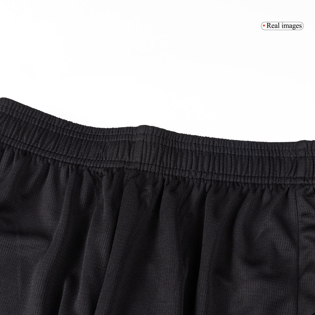 Manchester City Fora Camisa Conjunto(Camisa+Calções+Meias) 2025/26 Preto