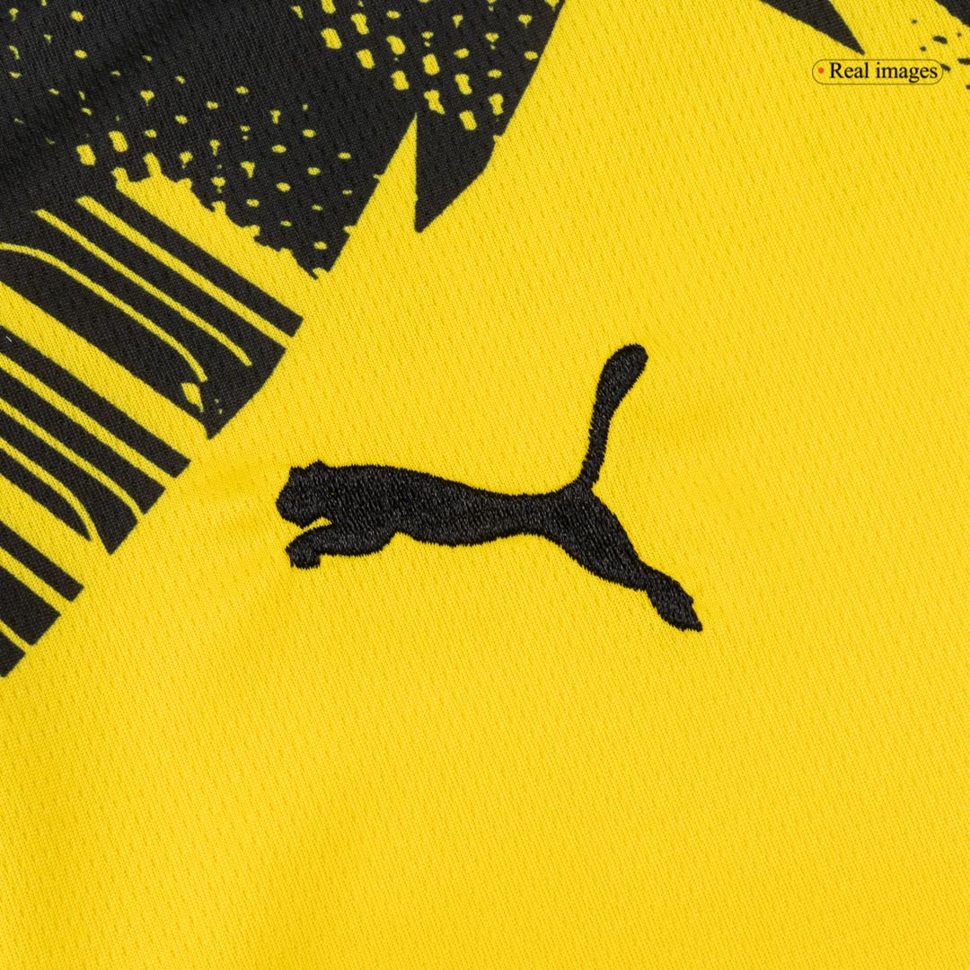 Borussia Dortmund Infantil 
 Casa Futebol Camisa Conjunto (Camisa+Shorts+Meias) 2025/26 Amarelo
