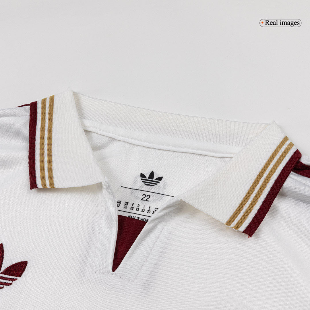 Arsenal Infantil 
 Fora Terceira Futebol Camisa Conjunto (Camisa+Shorts+Meias) 2025/26 Branco