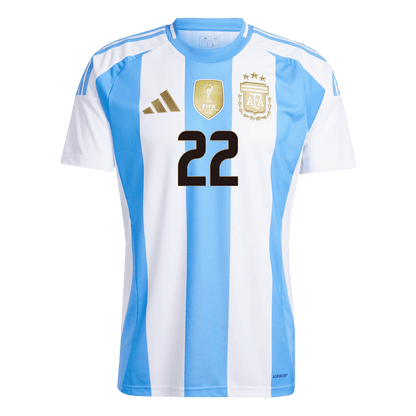 Camisola de futebol L. MARTINEZ #22 Argentina Home 2024