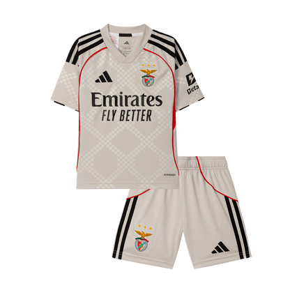 Benfica Infantil 
 Fora Futebol Camisa 2025/26 camisola de futebol