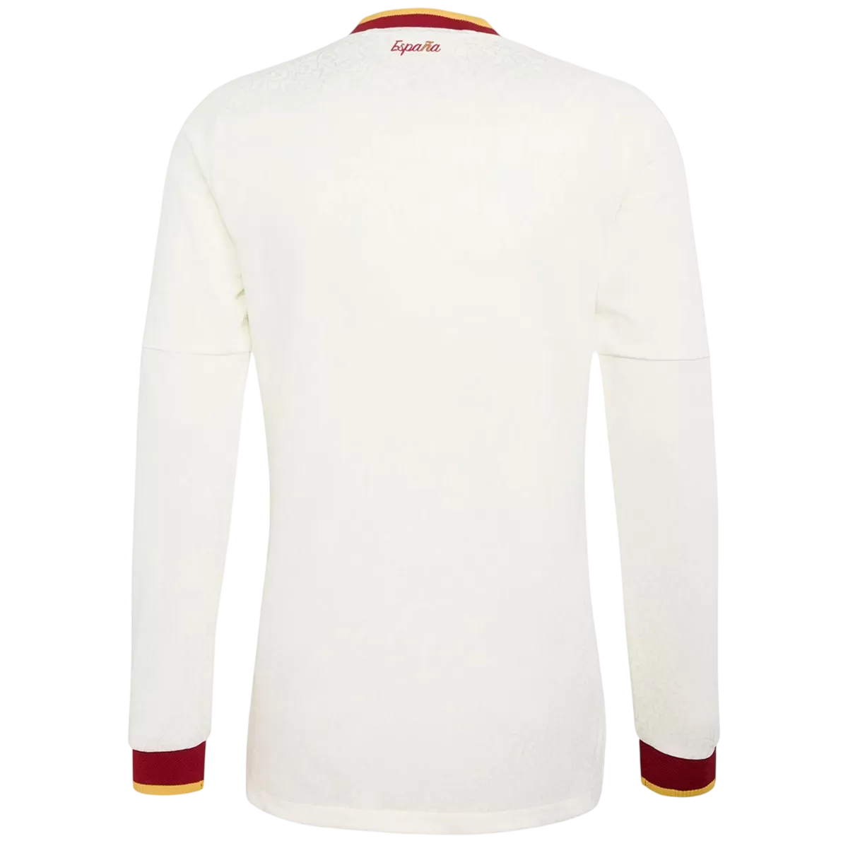 Espanha Fora Manga comprida Camisa 2026 Branco