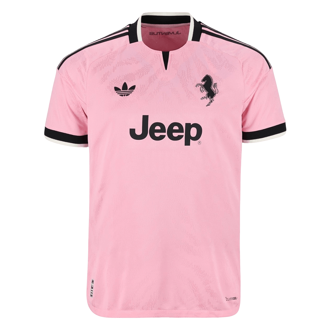 Versão do Jogador Juventus Fora Futebol Camisas 2026/27 Rosa