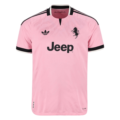 Versão do Jogador Juventus Fora Futebol Camisas 2026/27 Rosa