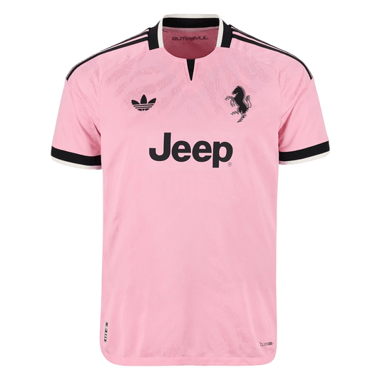 Versão do Jogador Juventus Fora Futebol Camisas 2026/27 Rosa