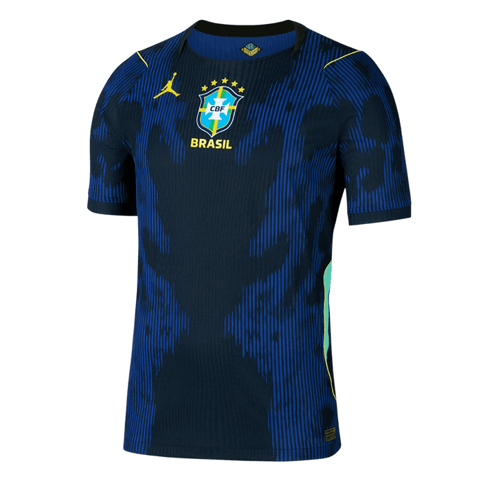 Versão do Jogador Brazil Fora Copa do Mundo Futebol Camisas 2026 Marinha - camisola de futebol para adeptos em
