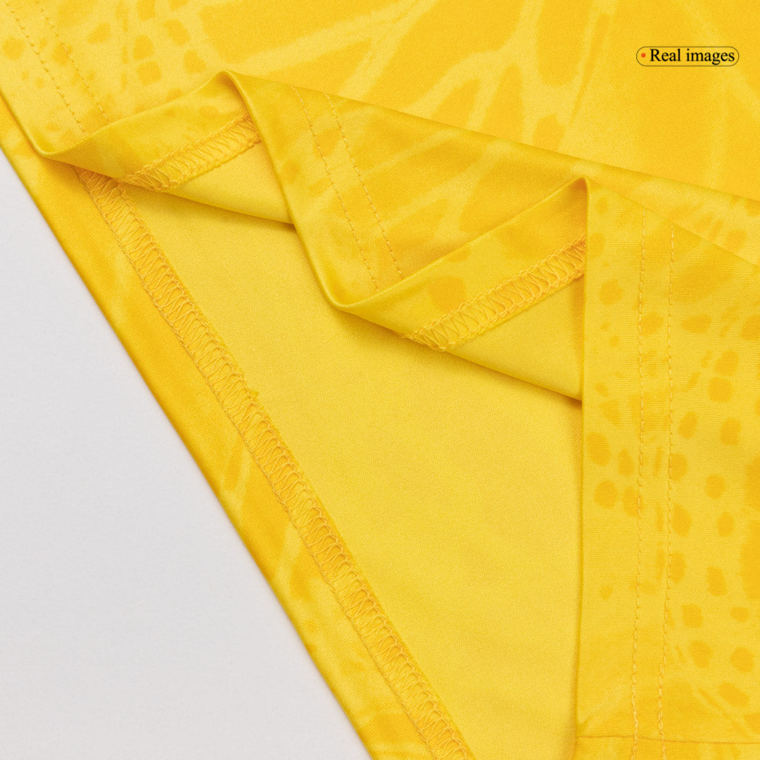 Colombia Casa World Cup Camisa Conjunto(Camisa+Calções) 2026 Amarelo