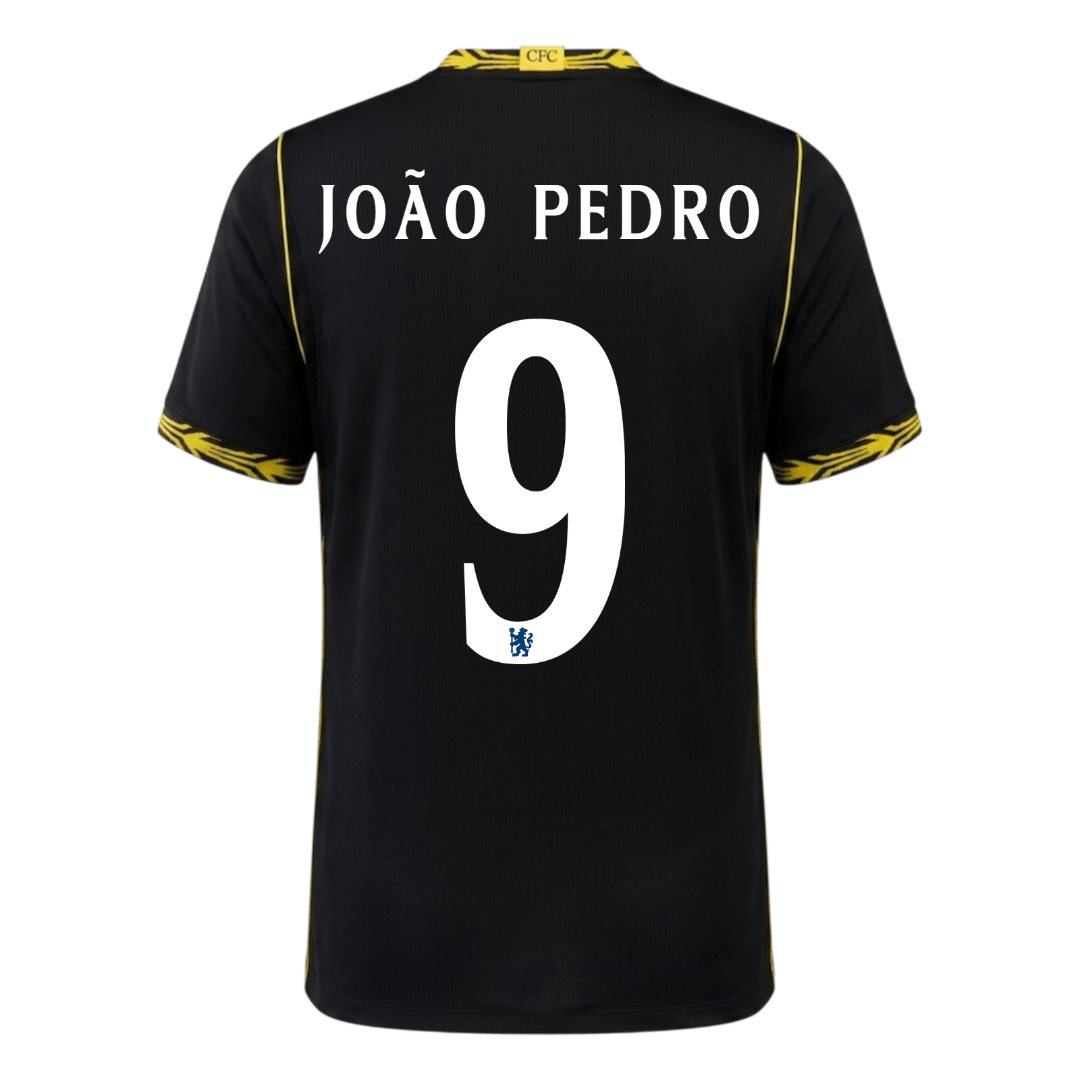 JOÃO PEDRO #9 Chelsea Fora Camisa 2026/27 Preto