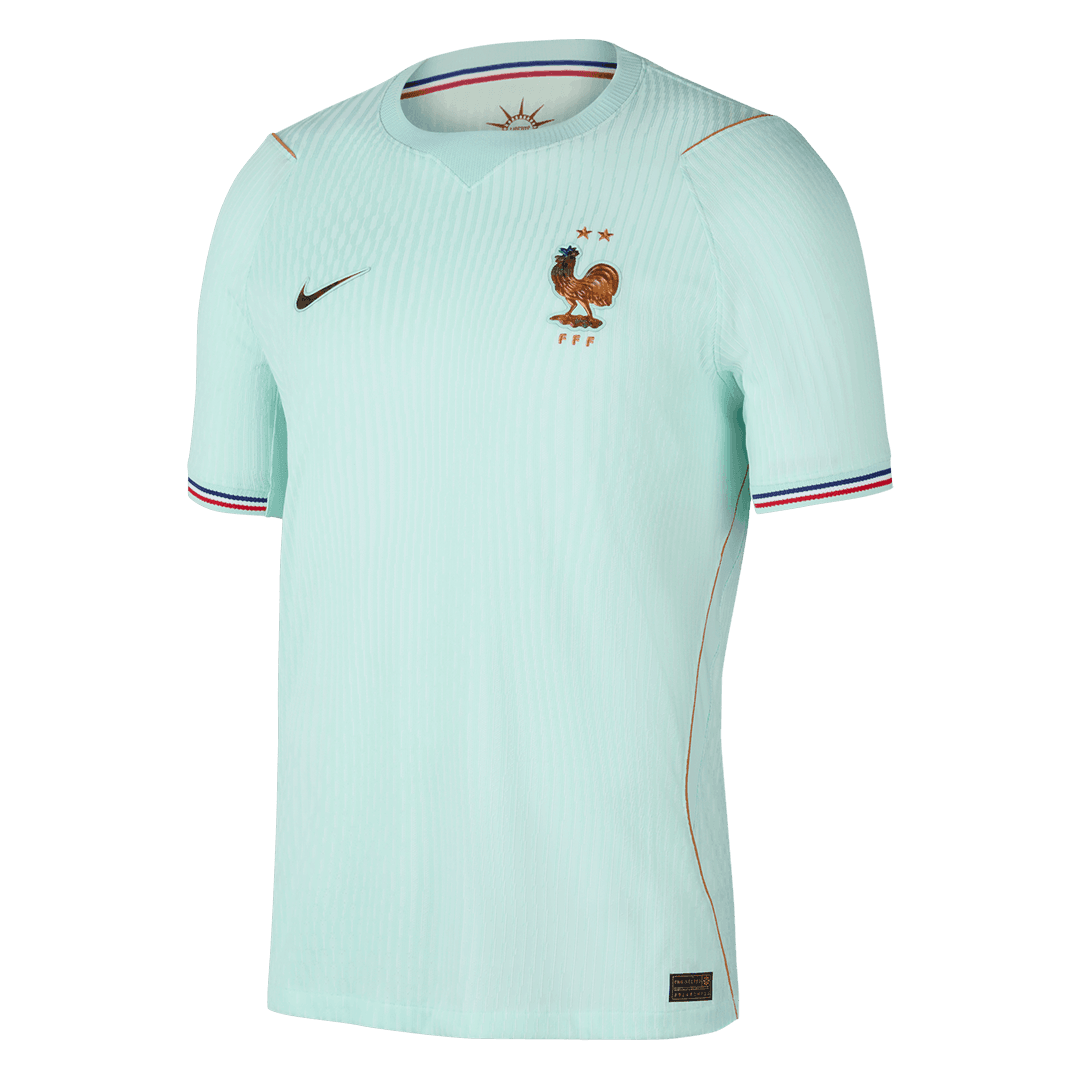 Versão do Jogador France Fora Copa do Mundo Futebol Camisas 2026 Verde - camisola de futebol para adeptos em
