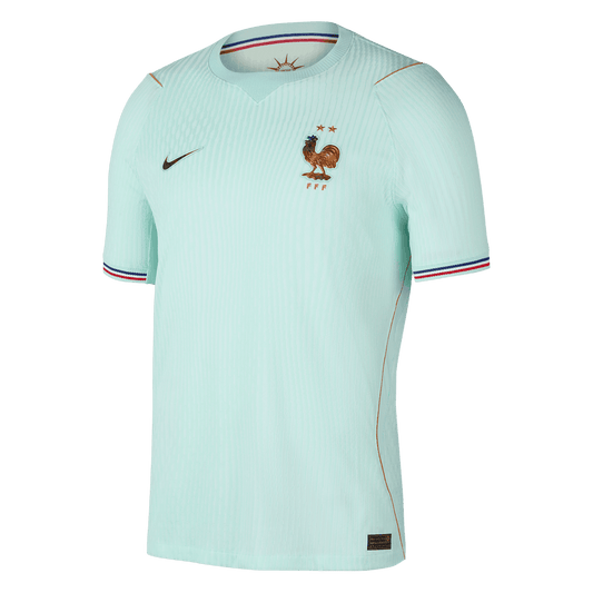 Versão do Jogador France Fora Copa do Mundo Futebol Camisas 2026 Verde - camisola de futebol para adeptos em