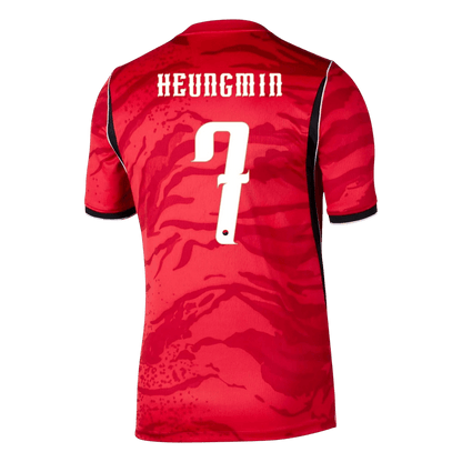 HEUNGMIN #7 South Korea Casa Copa do Mundo Camisa 2026 Vermelho - camisola de futebol para adeptos em - imagem 2