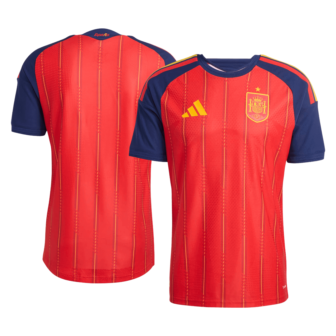 Versão do Jogador Spain Casa World Cup Futebol Camisas 2026 Vermelho