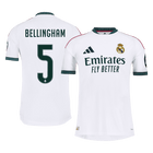 Versão do Jogador BELLINGHAM #5 Real Madrid Casa Futebol Camisas 2026/27 Branco