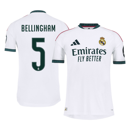 Versão do Jogador BELLINGHAM #5 Real Madrid Casa Futebol Camisas 2026/27 Branco