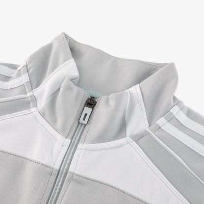 Real Madrid Conjunto Casaco(Blusão+Calça) Formação Blusão 2025/26 Cinza
