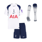Tottenham Hotspur Infantil 
 Casa Futebol Camisa Conjunto (Camisa+Shorts+Meias) 2025/26 Branco