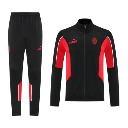 AC Milan Treino Jaqueta Conjunto (Jaqueta + Calças) 2025/26 Preto
