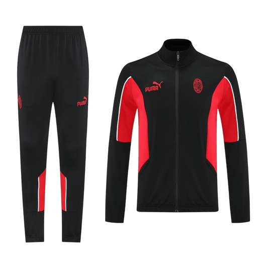 AC Milan Treino Jaqueta Conjunto (Jaqueta + Calças) 2025/26 Preto