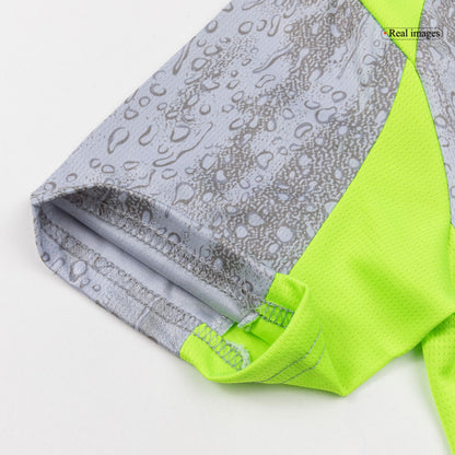 Manchester City Infantil 
 Terceira Conjunto (Camisa+Shorts+Meias) 2025/26 Cinza