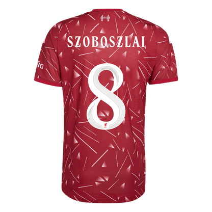 Versão do Jogador SZOBOSZLAI #8 Liverpool Casa Futebol Camisas 2026/27 Vermelho - UCL