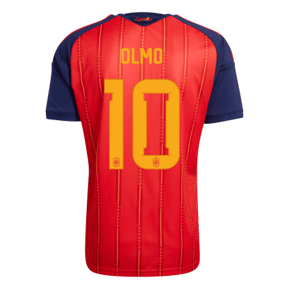 OLMO #10 Spain Casa Copa do Mundo Camisa 2026 Vermelho