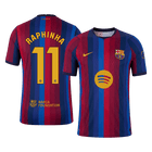Versão do Jogador RAPHINHA #11 Barcelona Casa Futebol Camisas 2026/27