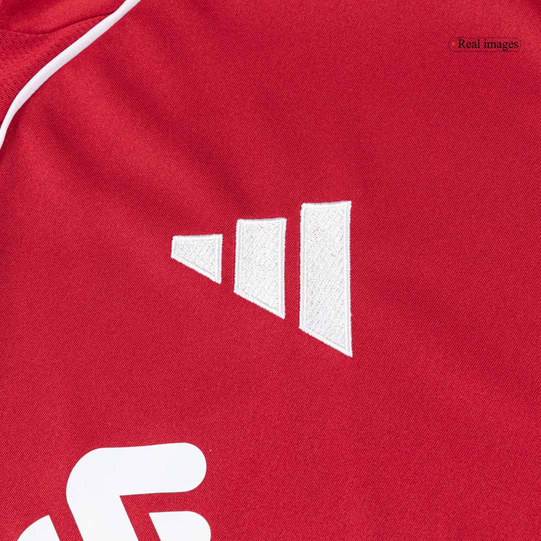 VIRGIL #4 Liverpool Casa Camisa 2025/26 Vermelho