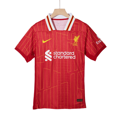 Camisola de futebol Liverpool CHAMPIONS #20 Home 2024/25 Champion Edition - Versão para jogadores