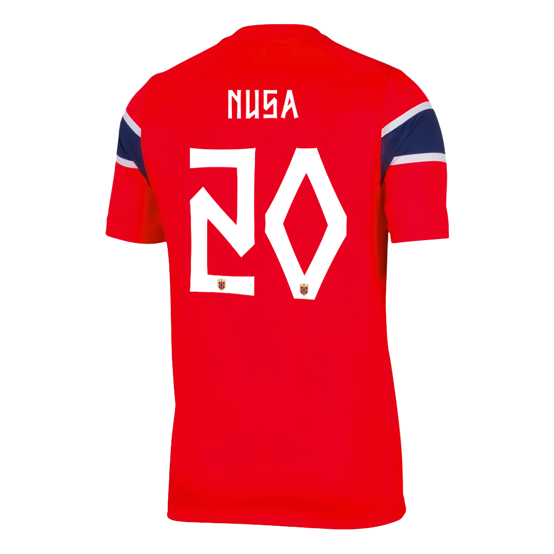 NUSA #20 Norway Casa Copa do Mundo Camisa 2026 Vermelho