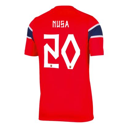 NUSA #20 Norway Casa Copa do Mundo Camisa 2026 Vermelho