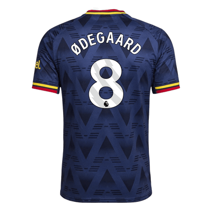 Versão do Jogador ØDEGAARD #8 Arsenal Fora Futebol Camisas 2026/27 Marinha