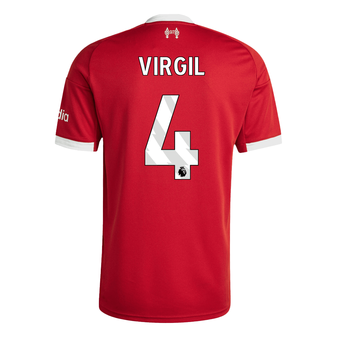 VIRGIL #4 Liverpool Casa Camisa 2025/26 Vermelho
