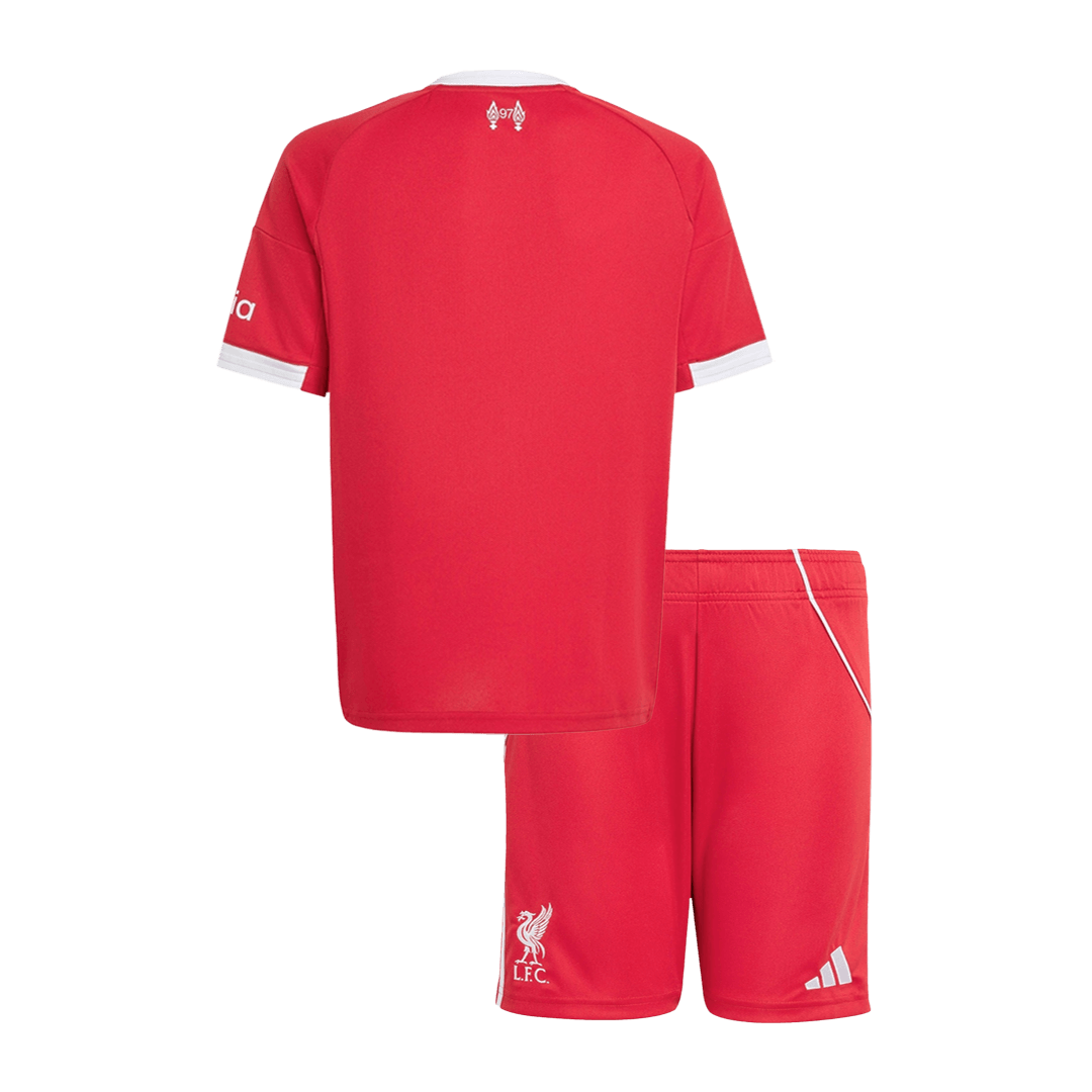 Liverpool Infantil 
 Casa Futebol Camisa Conjunto (Camisa+Shorts) 2025/26 Vermelho