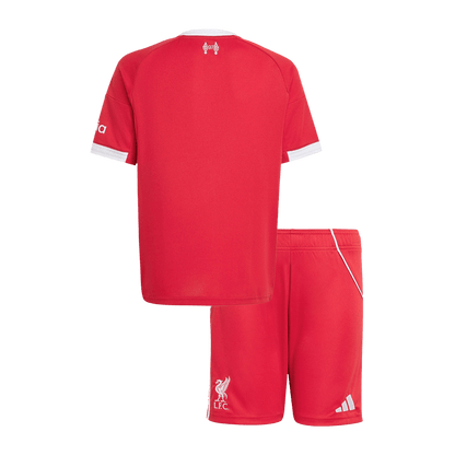 Liverpool Infantil 
 Casa Futebol Camisa Conjunto (Camisa+Shorts) 2025/26 Vermelho