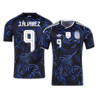J. ÁLVAREZ #9 Argentina Fora Copa do Mundo Camisa 2026 Preto