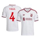 VIRGIL #4 Liverpool Fora Camisa 2026/27 Branco UCL