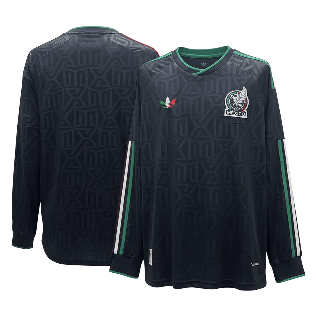 Mexico Manga comprida Camisa 2026 Preto
