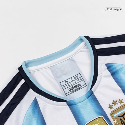 J.ÁLVAREZ #9 Argentina Infantil Casa Copa do Mundo Conjunto(Camisa+Calção) 2026