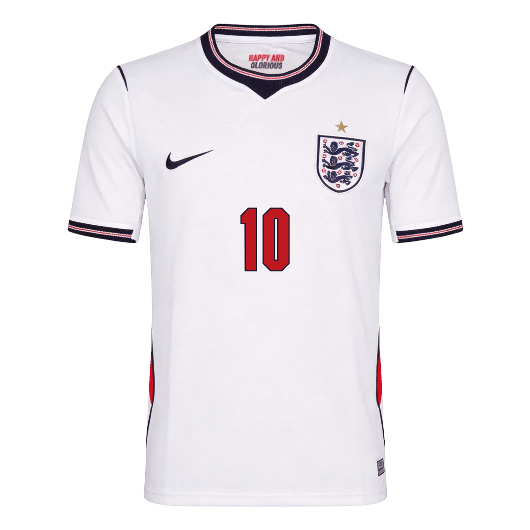 BELLINGHAM #10 England Casa Copa do Mundo Camisa 2026 Branco - camisola de futebol para adeptos em - imagem 2
