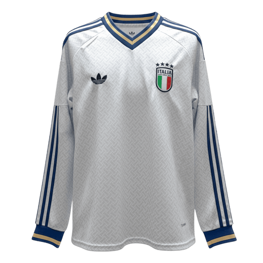 Italy Fora Manga comprida Camisa 2026 Branco